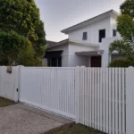 auto sliding slated gate