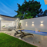 frameless glass pool fence soft close hinges