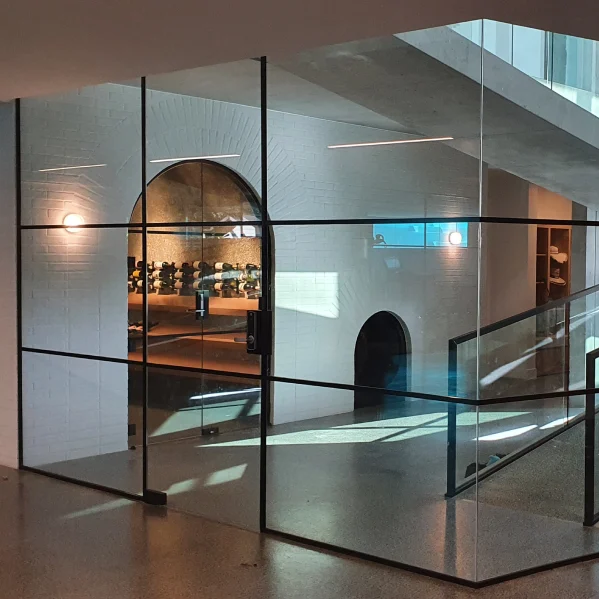 Photo of featured glass door setup